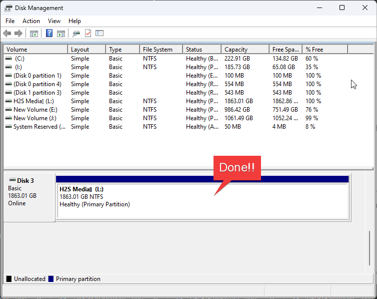 Windows 11或10：如何删除，创建和格式化分区