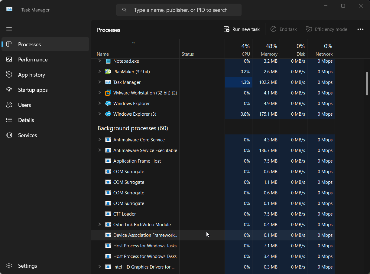 在 Windows 11 中打开进程管理器的 8 种方法