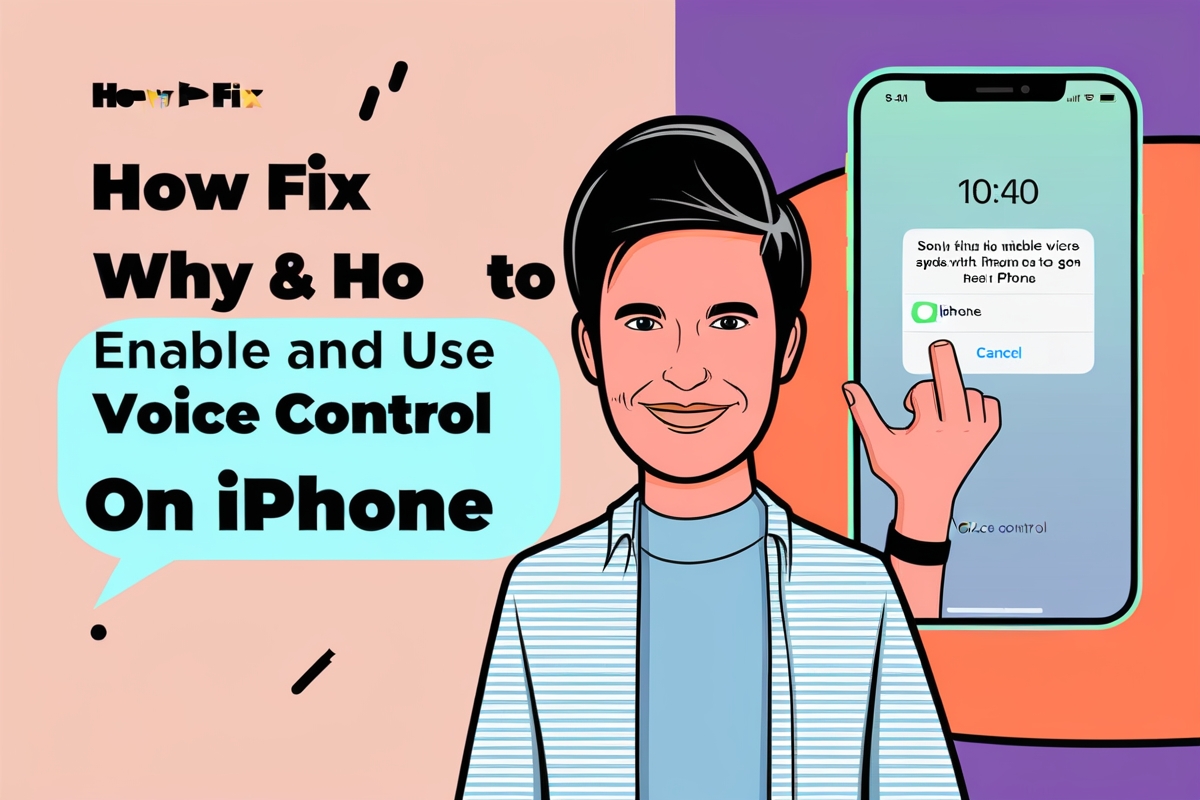 如何解决为什么以及如何在 iPhone 上启用和使用语音控制