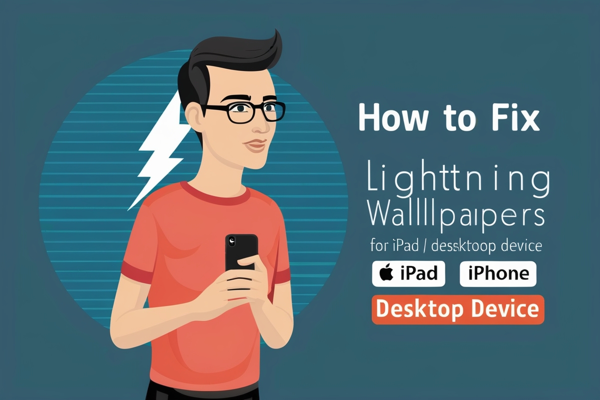 如何修复 Ipad Iphone 桌面设备的闪电壁纸
